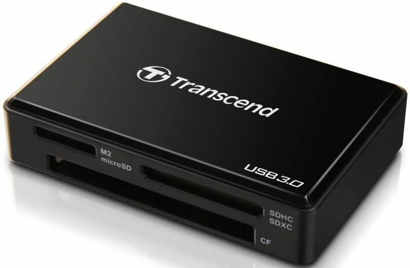 Картридер Transcend TS-RDF8K2 USB 3.0 черный