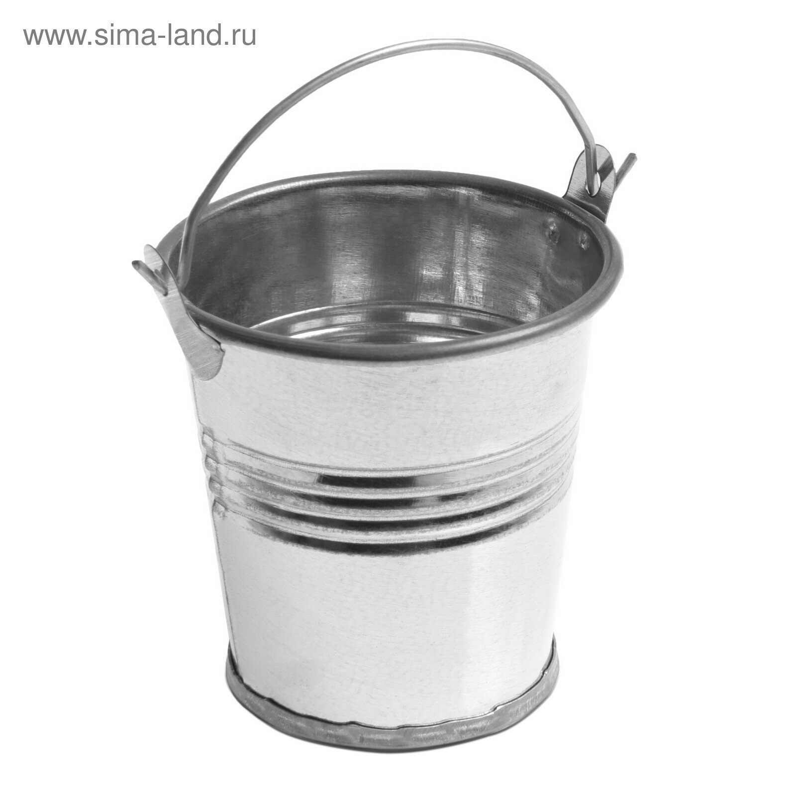 фото Ведерко декоративное, малое: высота 5 см, диаметр 6 см