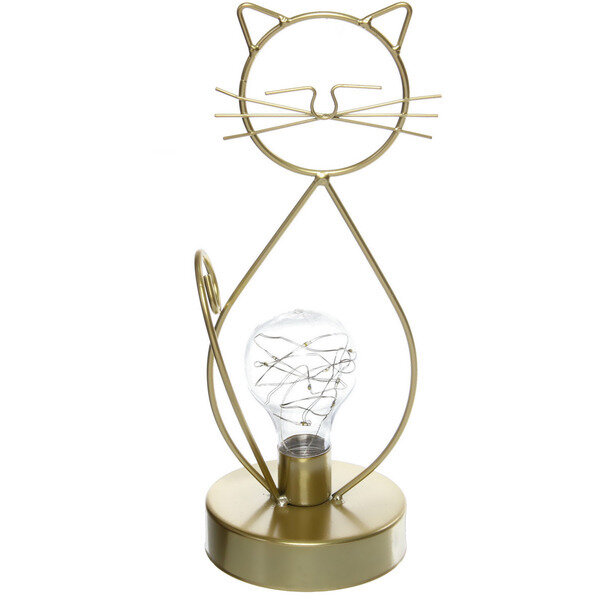 Светильник «лофт - Кошка» 12,5*10,5*27,5 см, на батарейках (в комплект не входят) - фотография № 2