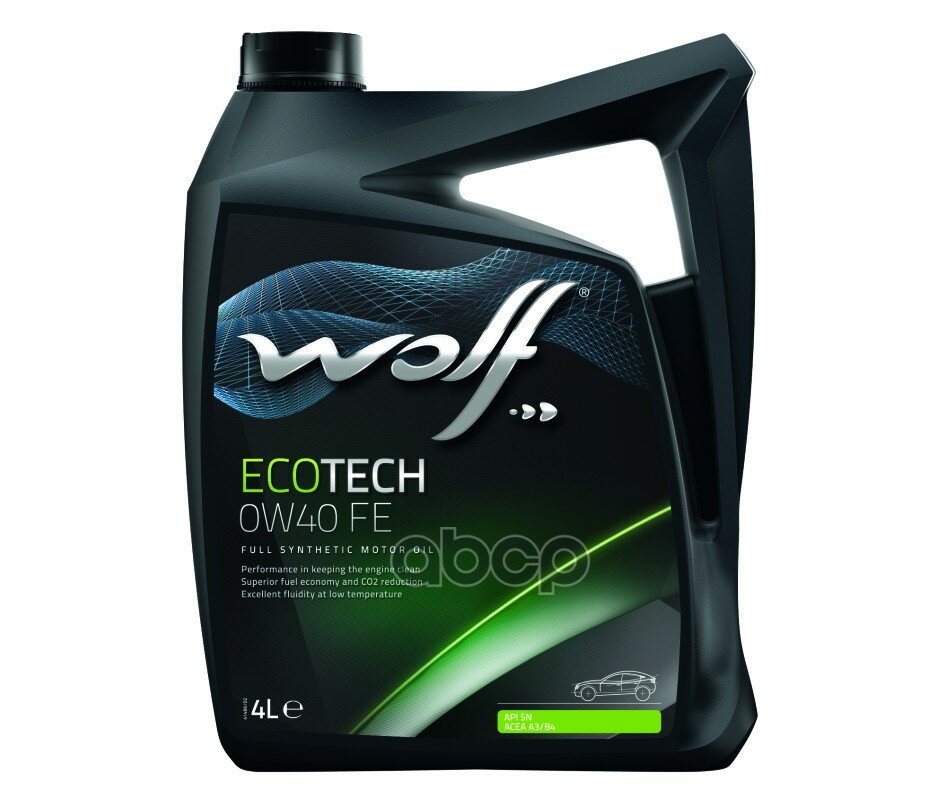 Wolf Масло Моторное Ecotech 0W40 Fe 4L