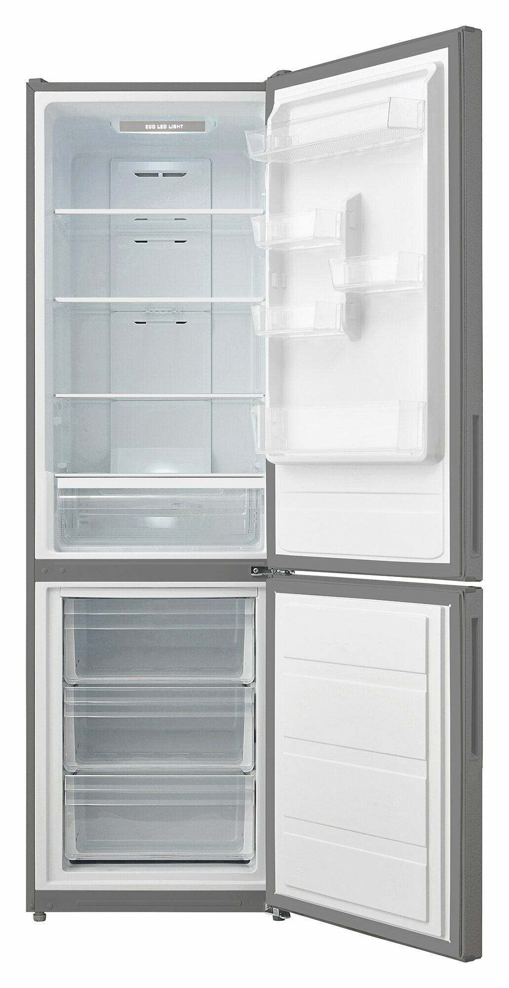 Холодильник двухкамерный Hyundai CC3095FIX No Frost, нержавеющая сталь
