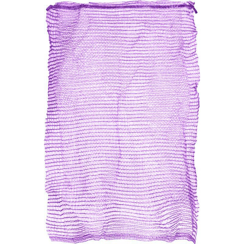 Мешок сетка для овощей 50х80 см (100 шт/уп) (фиолетовый) до 35 кг - фотография № 1