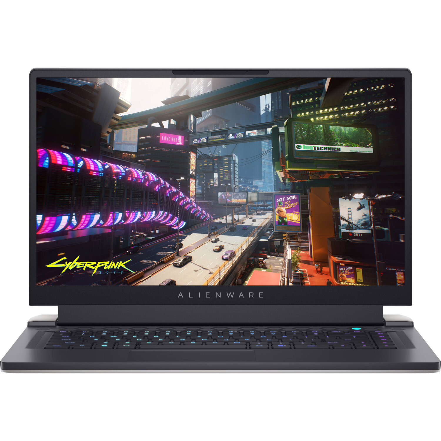 Dell Ноутбук Alienware x15 R2 15.6"(FHD (1920x1080) 360Hz)/Intel Core i7 12700H(3.5Ghz)/32768Mb/1024sSDGb/noDVD/Ext:Nvidia RTX 3070Ti GDDR6(8192Mb)/Cam/BT/WiFi/87WHr/war 1y/2.5kg/lunar light/Win11Home + EN kbd