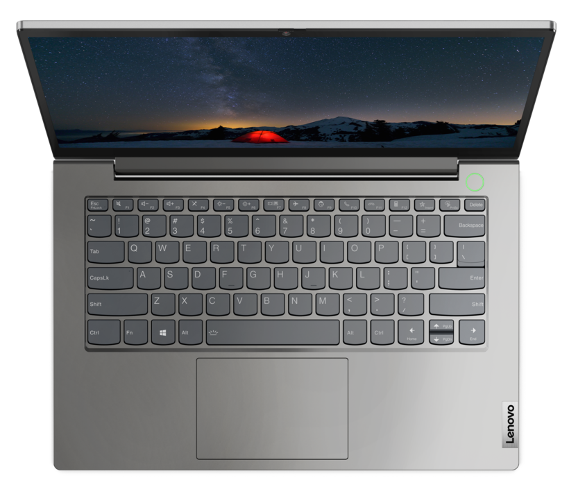 Lenovo Ноутбук Lenovo ThinkBook 14 G2 14" FHD IPS Ryzen 5-4500U 8GB 256GB SSD AMD Radeon Graphics FP Backlit Keys W10 Pro (OS:ENG; Keyb:ENG(UK), Powercord:UK )
