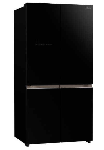 Холодильник Hitachi R-WB720VUC0 GBK, черное стекло - фотография № 9
