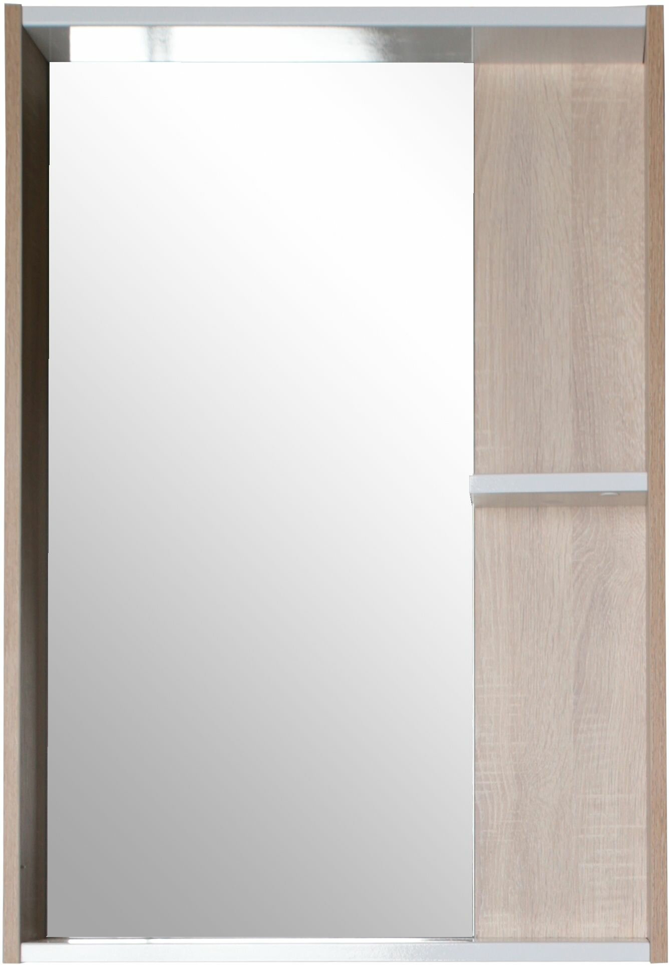 Зеркало для ванной АСБ-Мебель Адель 60 см с полкой 