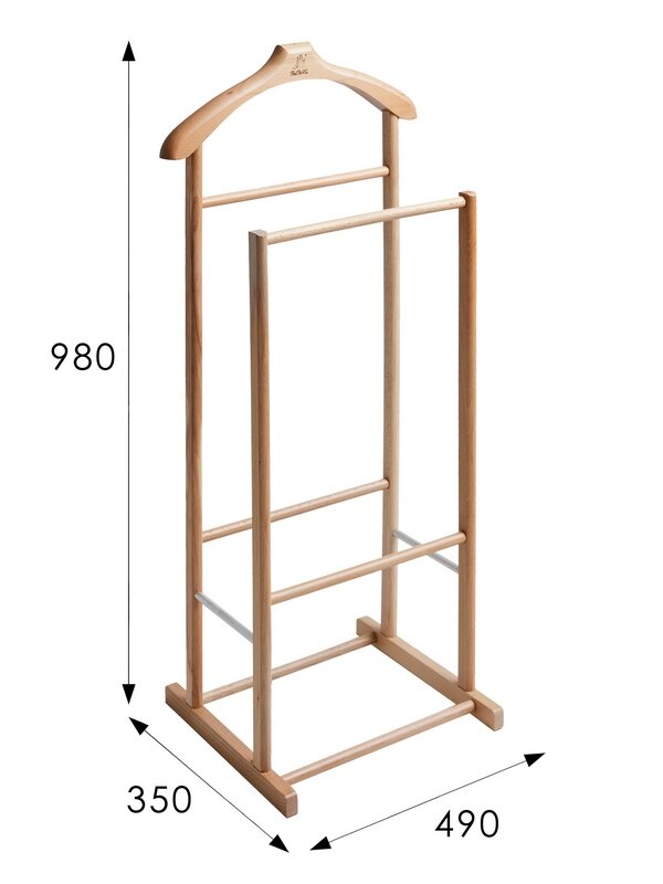 Вешалка костюмная в 30Н, светло-коричневый - фотография № 2