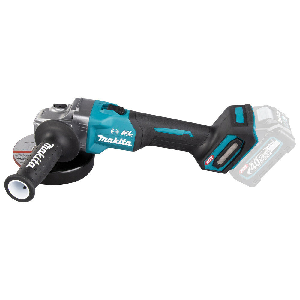 УШМ аккумуляторная "Makita" XGT BL GA005GZ + Набор Makita 191J67-0 - фотография № 3