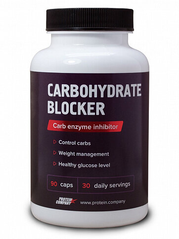 Carbohydrate blocker /PROTEIN.COMPANY/ Блокатор углеводов / Капсулы / 30 порций / 90 капсул