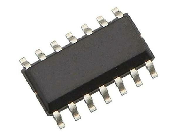 Микросхема TEXAS INSTRUMENTS SN74AC00DR Микросхема: цифровая NAND Ch: 4 IN: 2 CMOS SMD SO14 AC 2-6ВDC -40-85°C 1шт