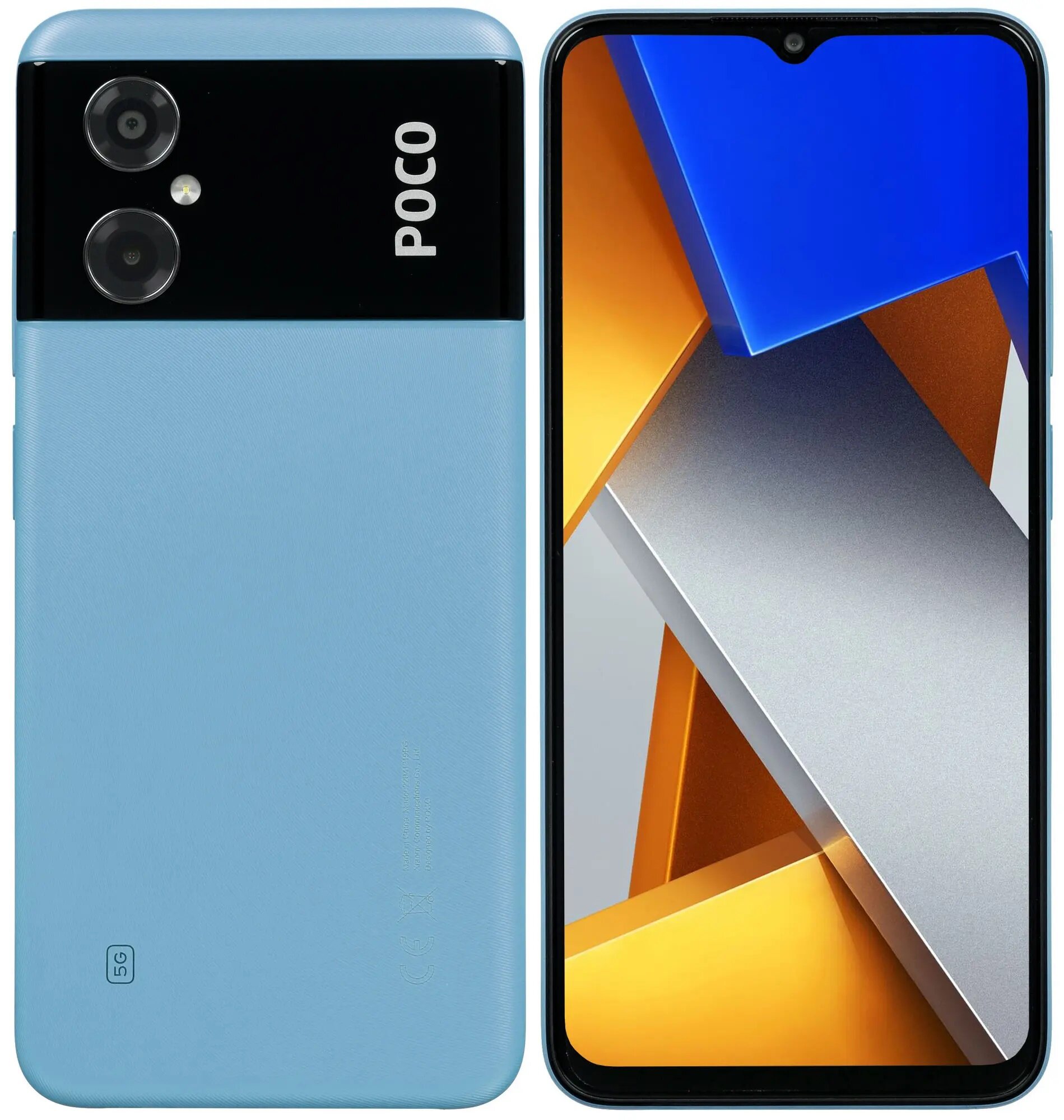 Смартфон Xiaomi Poco M4 5G 6/128 ГБ, синий (RU)