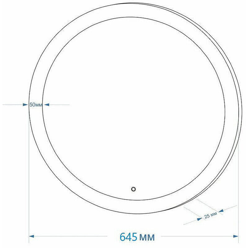 Зеркало Continent Rinaldi LED D 770 (ЗЛП39) - фотография № 5