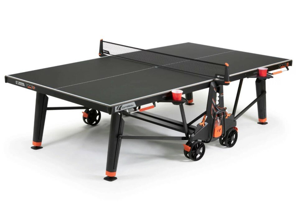 Теннисный стол всепогодный CORNILLEAU 700X Outdoor black 8 mm
