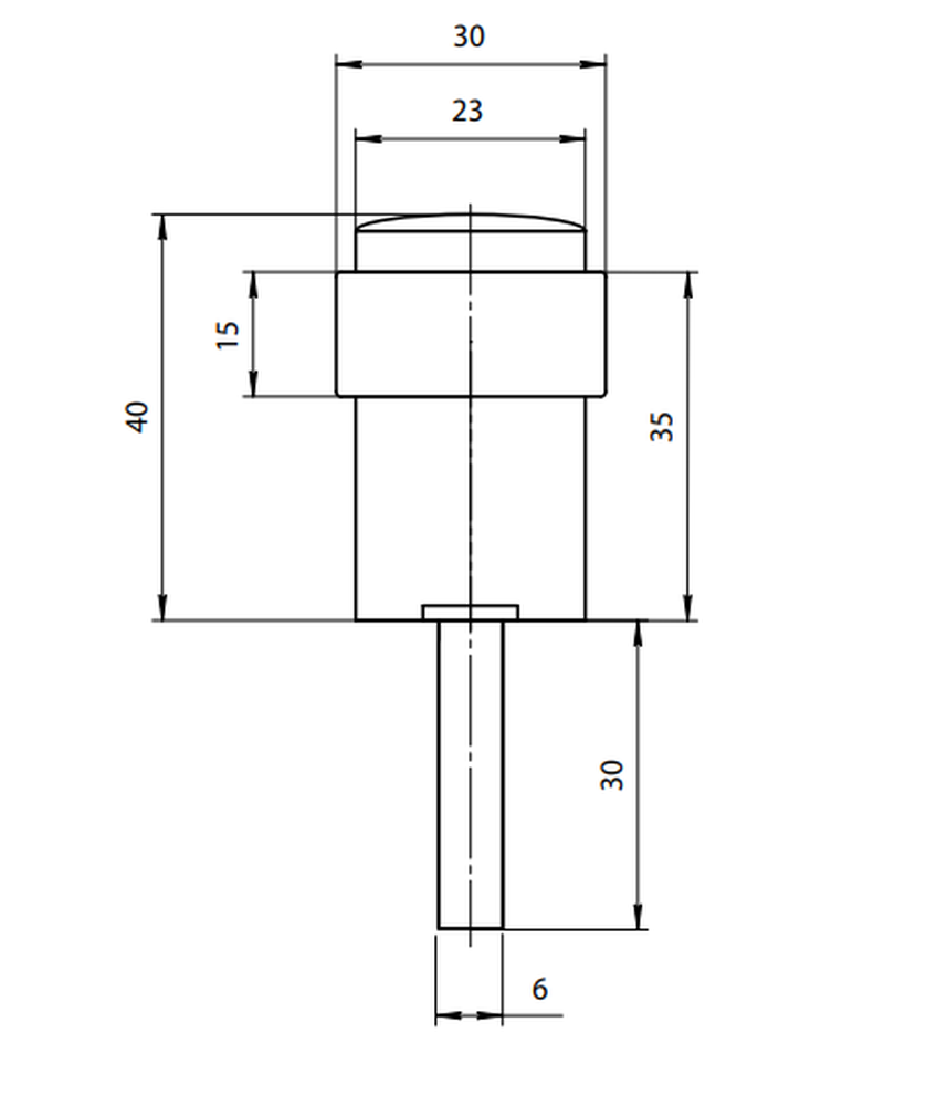 Упор дверной Apecs DS-0014-G - фотография № 3