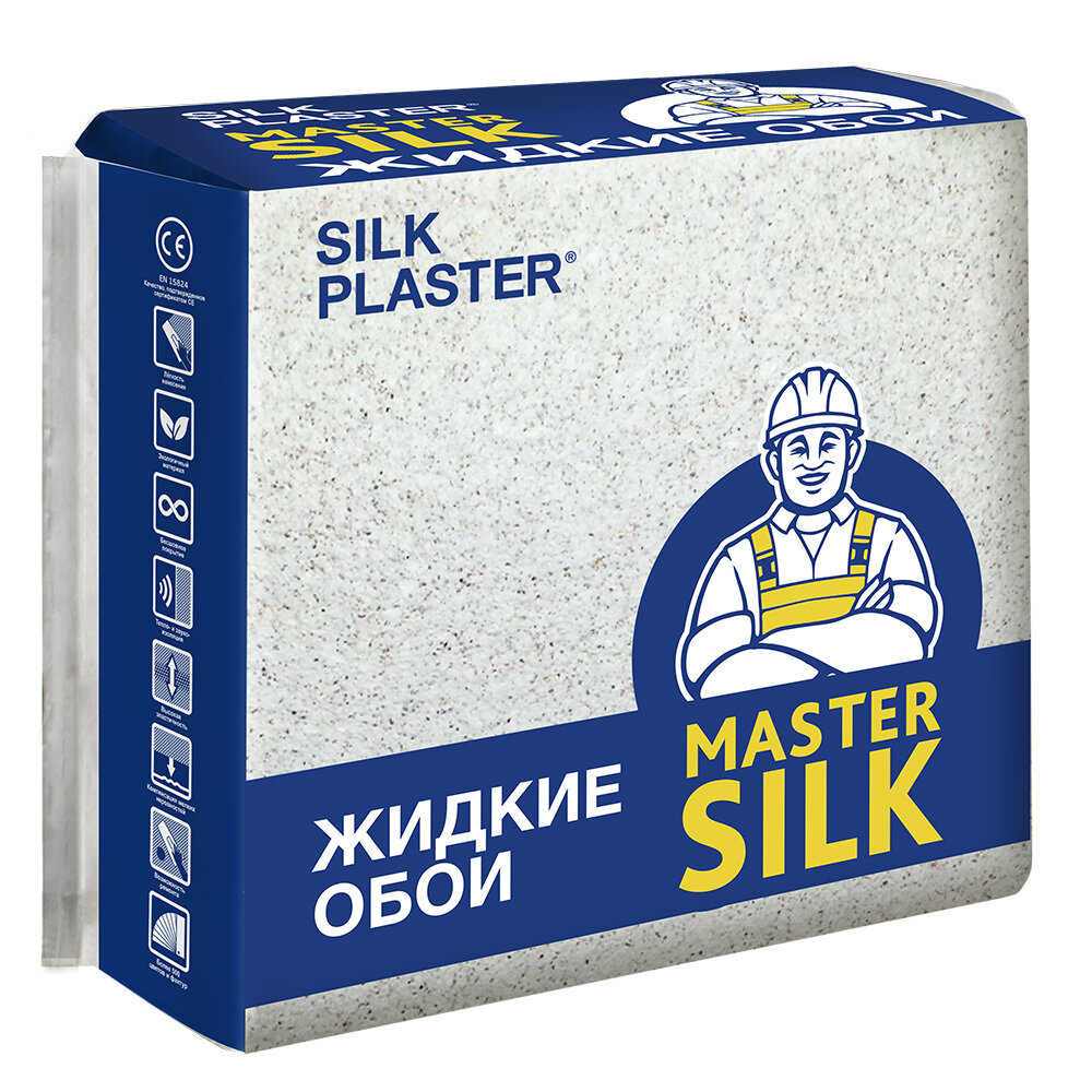 Жидкие обои Silk Plaster Мастер-Шелк MS-112 светло-бежевые 0703 кг