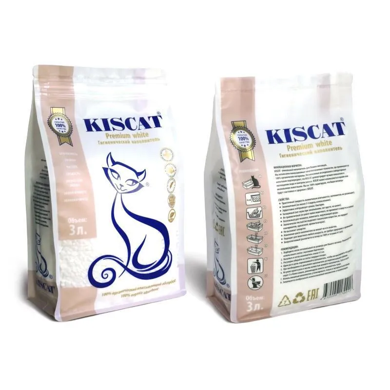 Прочее Наполнитель KISCAT 7л Premium White полигелевый