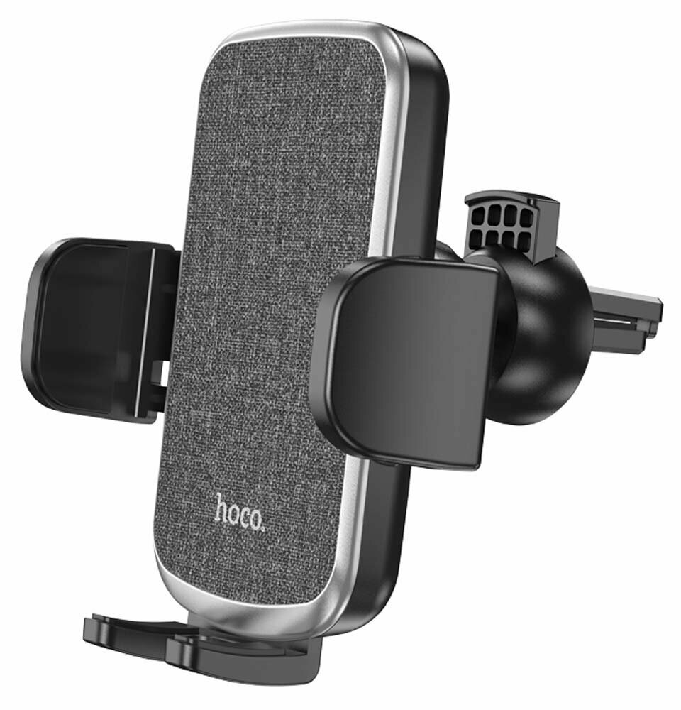 Держатель Hoco CA94 Polaris push-type air outlet car holder black