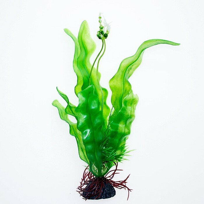 Растение для аквариума, Тритон, растение, пластмасса, R3803/8292, 23 см, 1 шт. - фотография № 2