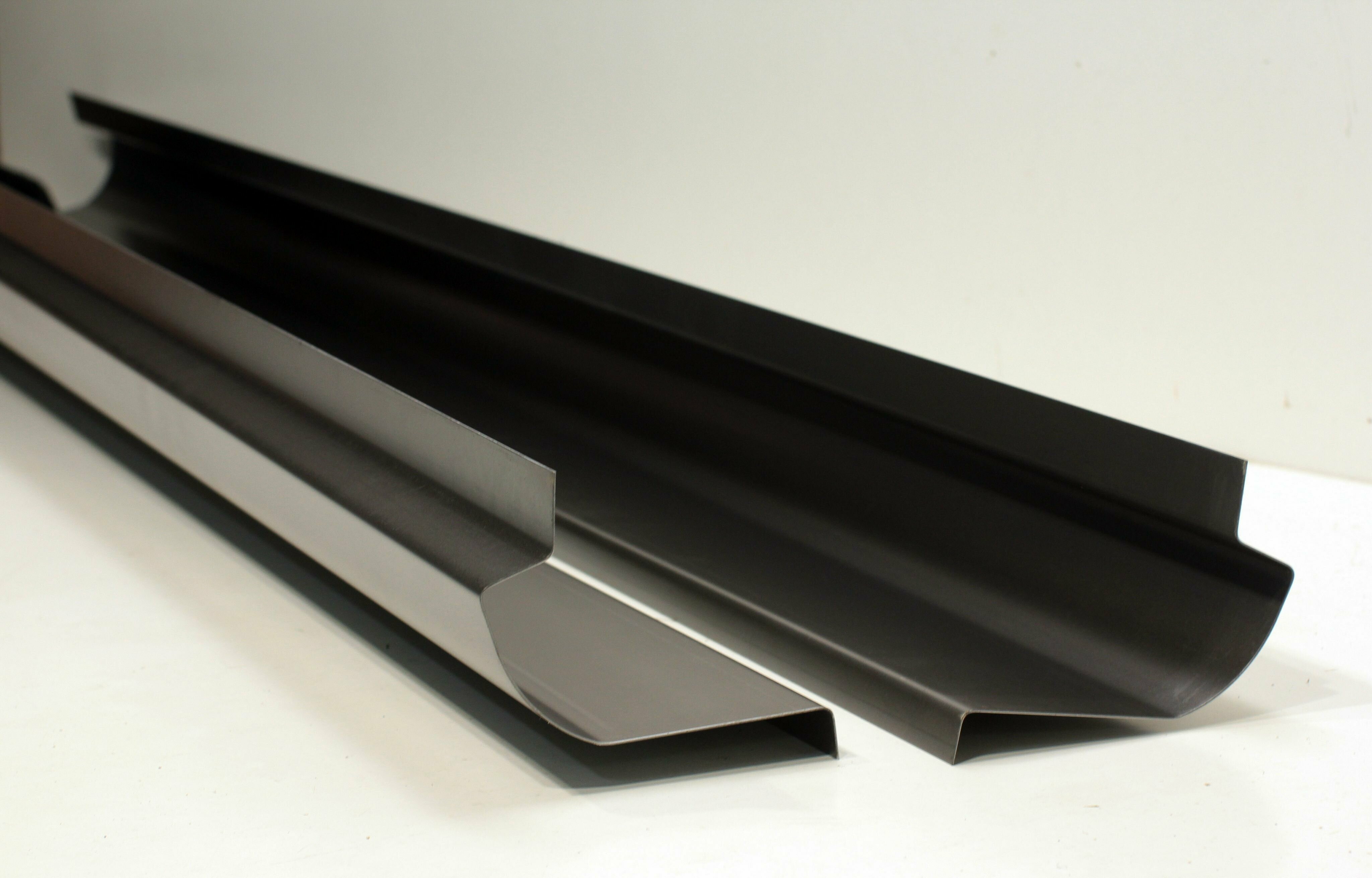 Пороги ремонтные комплект + усилители для Kia Spectra (Киа Спектра) оцинкованная сталь (цинк) 1 мм