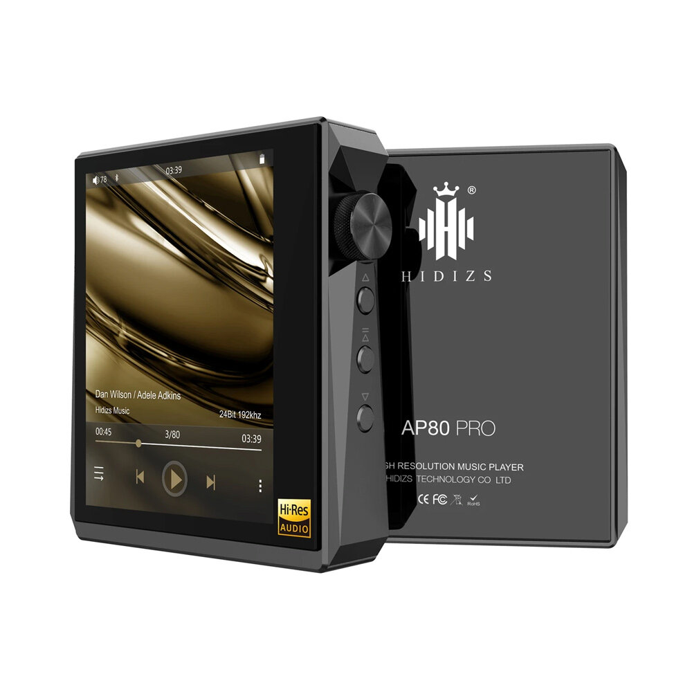 Hidizs AP80 Pro - Aluminium Alloy black портатвный hi-fi плеер