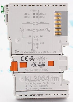 фото Модуль аналоговых входных сигналов Beckhoff KL3064