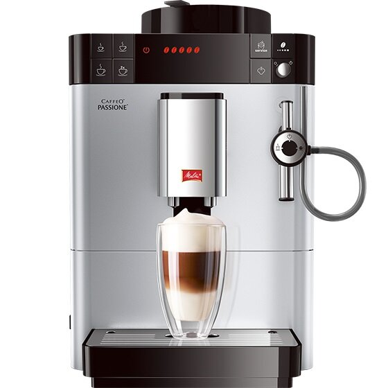 Кофемашина Melitta Caffeo Passione серебристый