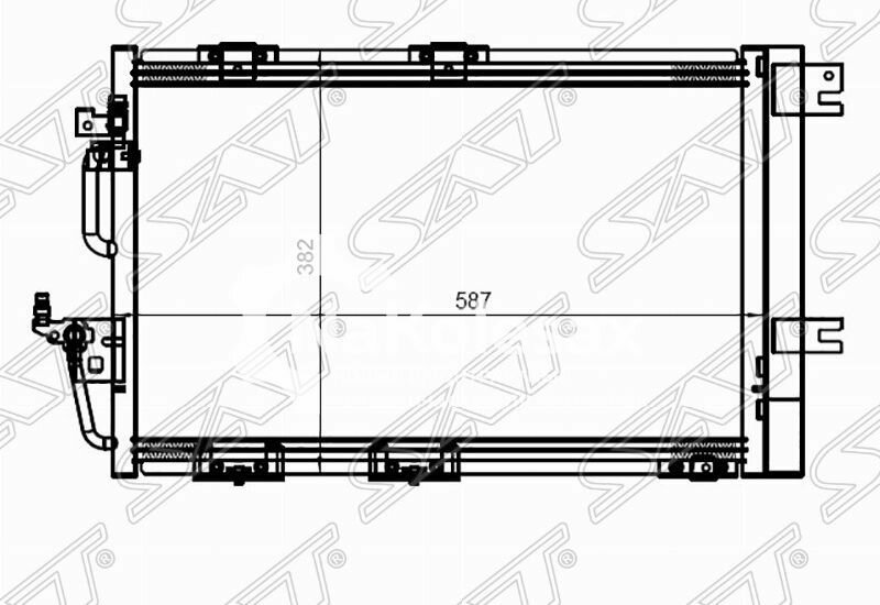 Радиатор кондиционера OPEL ASTRA H 05-/ZAFIRA B 05 Артикул производителя: ST-OP49-394-C0