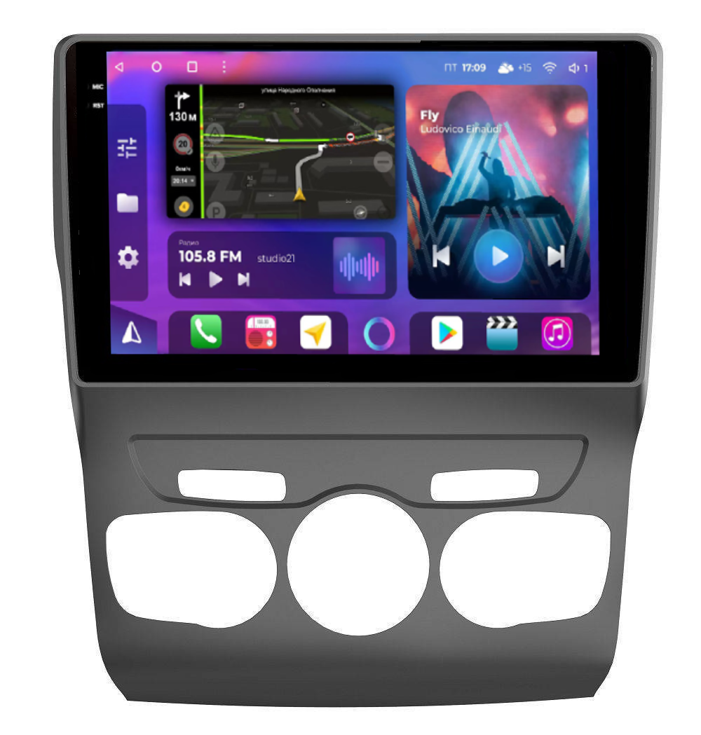 Магнитола для Citroen C4/DS4 2010+ - FarCar XL2006M Android 10, 8-ядер, 6Гб-128Гб, QLED экран, CarPlay, SIM-слот