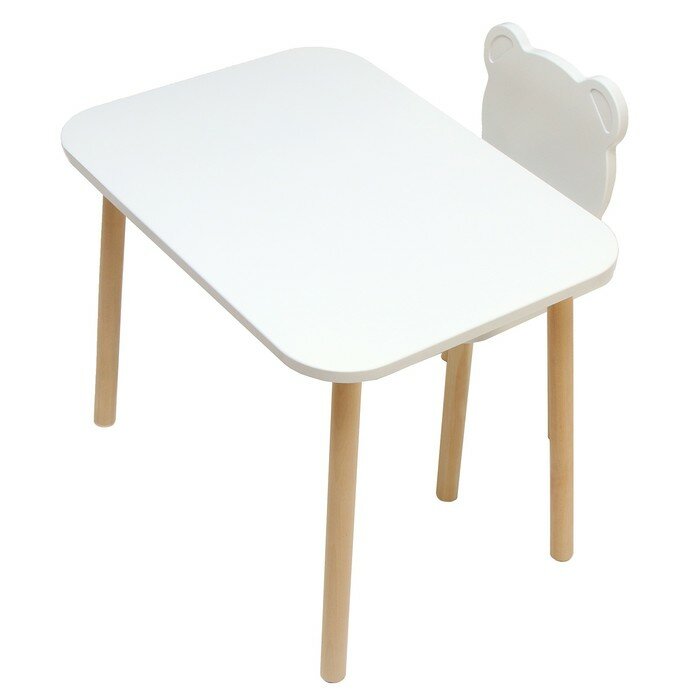 Комплект из детского стола и стула «Скандик Абвиль» , Мишка - фотография № 2