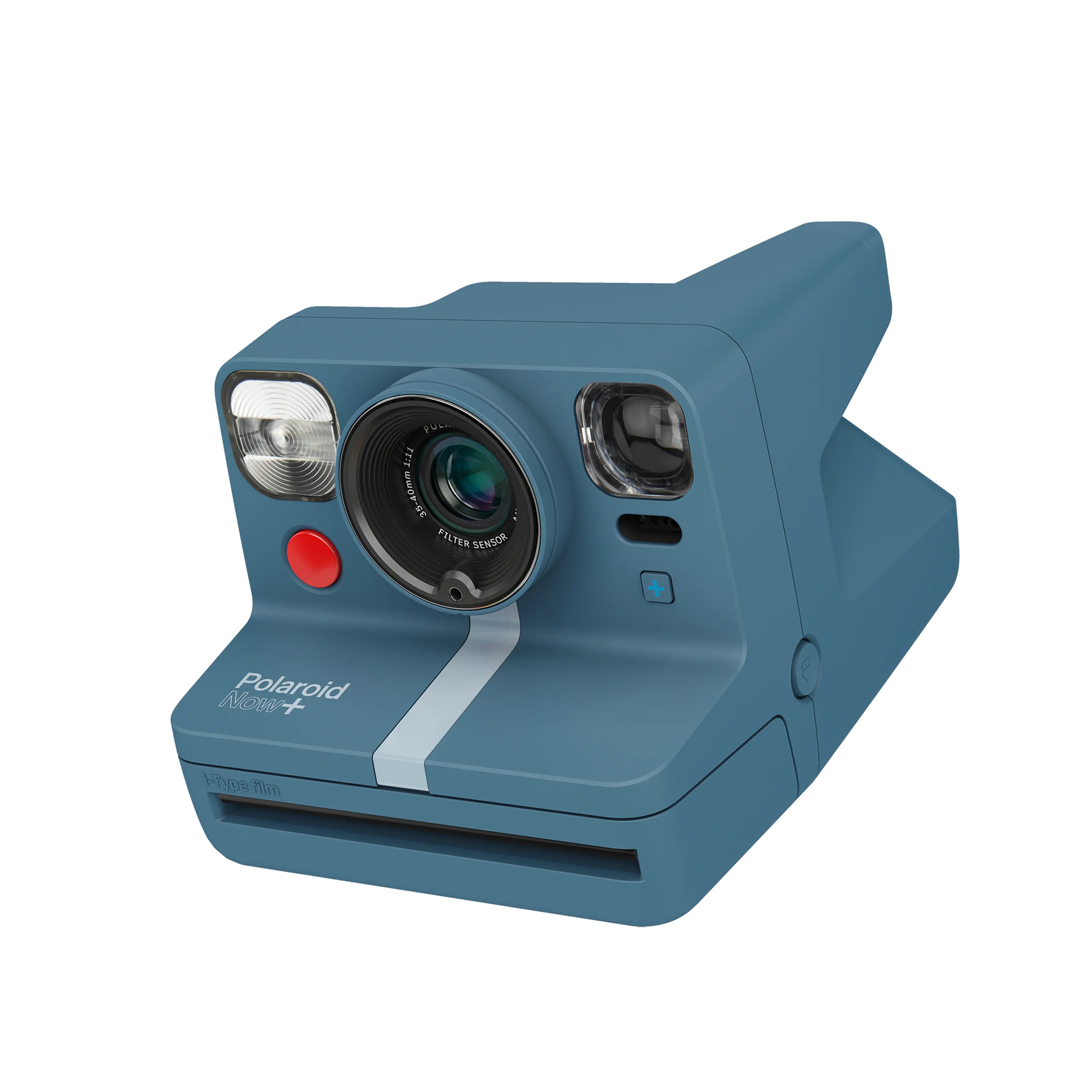 Фотоаппарат моментальной печати Polaroid Now Plus Blue, комплект на 5 фильтров для объектива