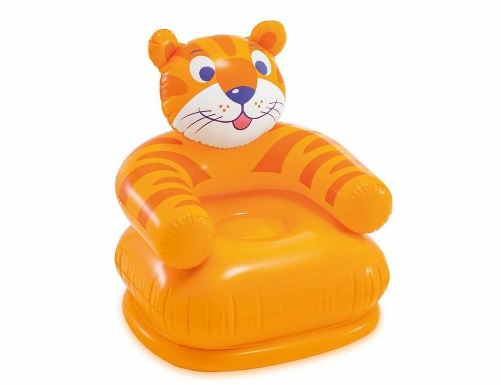 Детское надувное кресло Intex Happy Animal Chair Тигр, 66х64х71 см, 3-8 лет, Intex