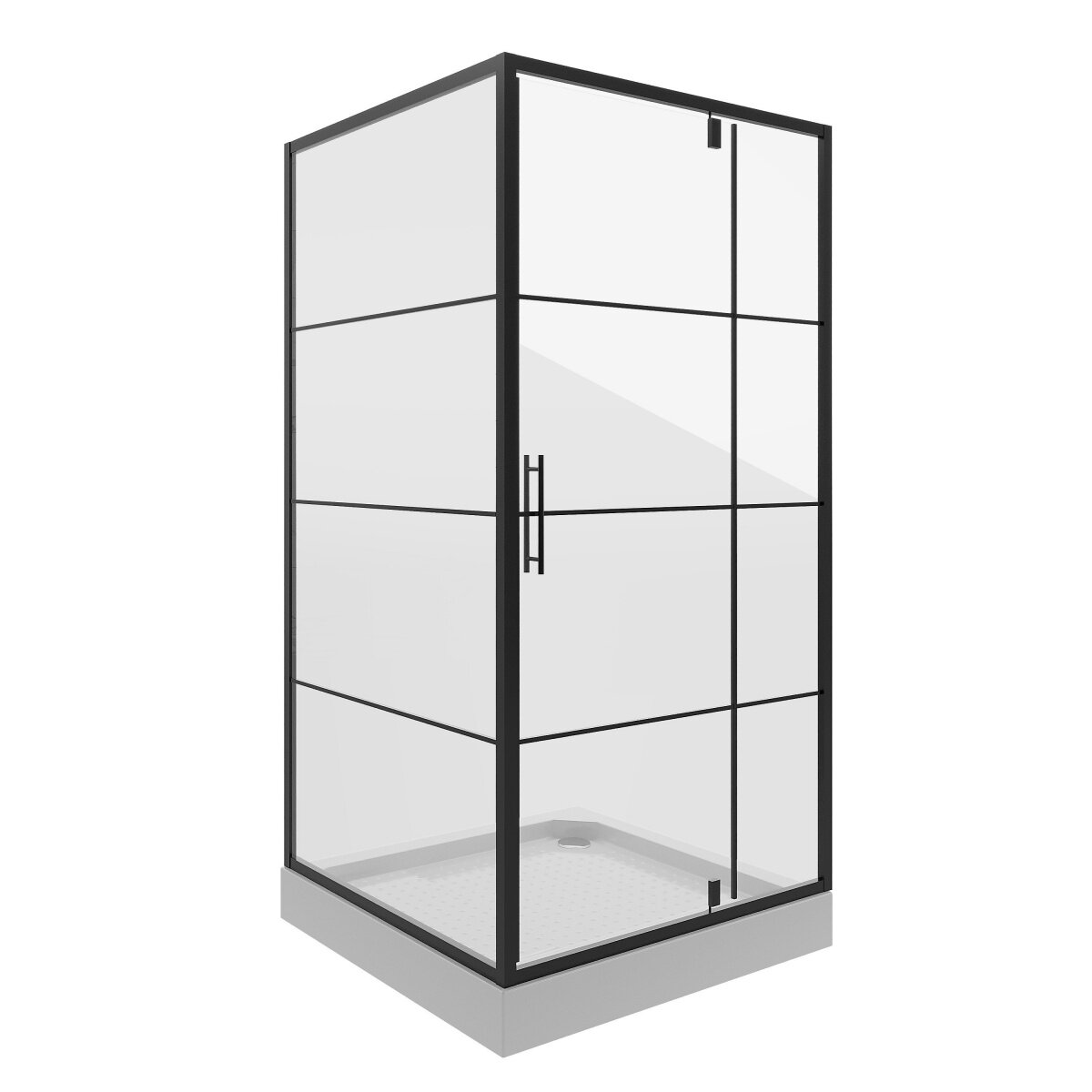 Душевой угол Niagara Nova NG-0280-08 BLACK 80х80