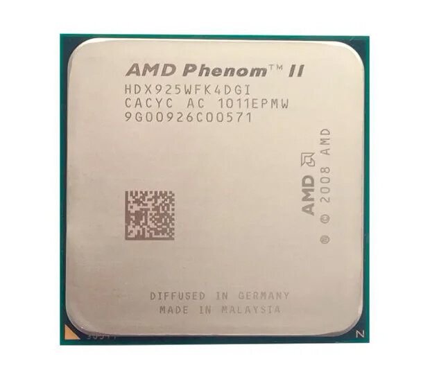 Процессор AMD Phenom II X4 Deneb 925 AM3 4 x 2800 МГц