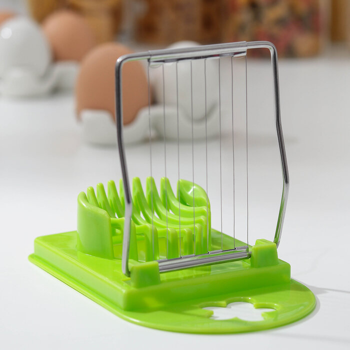 фото Яйцерезка Доляна «Комфорт», 14×8 см, цвет микс