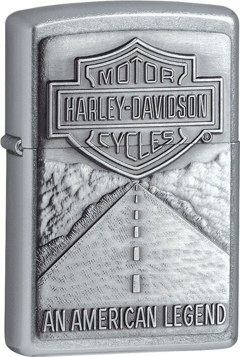 Оригинальная бензиновая зажигалка ZIPPO 20229 Harley-Davidson с покрытием Street Chrome™