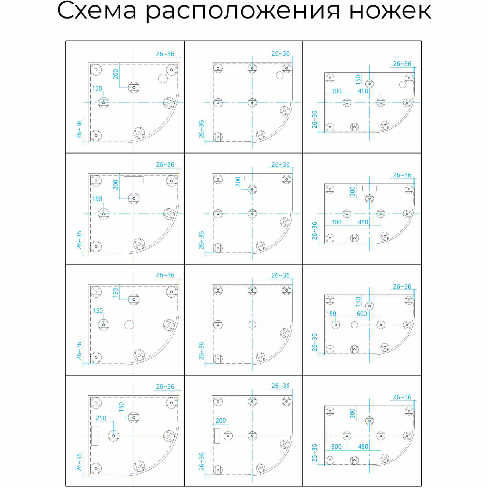 Душевой поддон RGW 90х120х2,5 см ST, AL-0129G Графит, Асимметричный Ø90 Каменный (16154129-02L) - фотография № 3