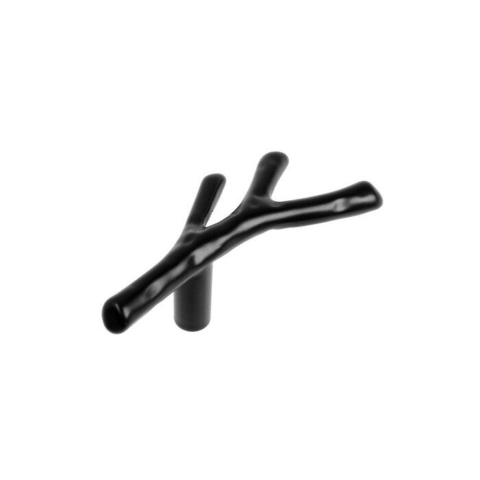 Ручка кнопка CAPPIO "Ветка", цвет черный - фотография № 4