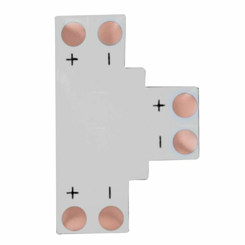 2 шт. Заглушка для LED ленты Коннектор T-образный Без фиксаторов Mono3528 8мм