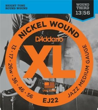 D'Addario EJ-22 струны для электрогитары