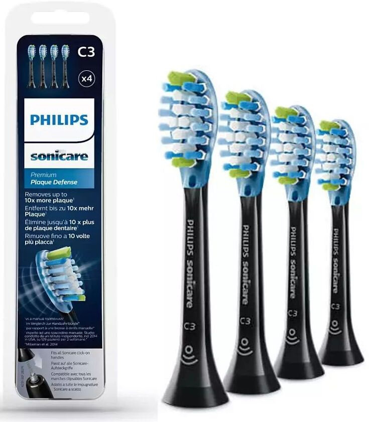 Насадка для зубных щеток Philips Sonicare HX9044/33 черные (4 шт.)