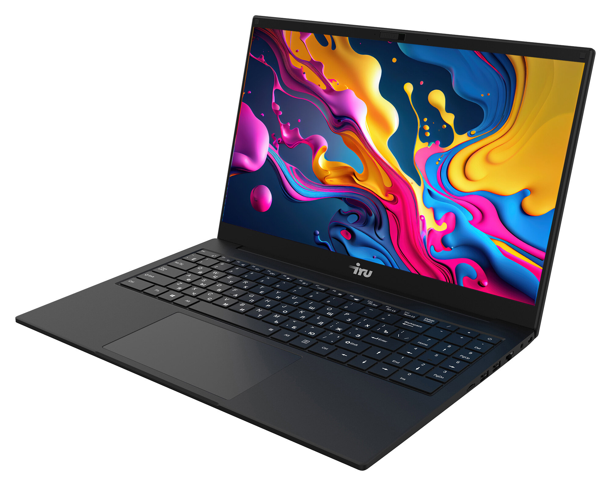 iRu Ноутбук IRU Калибр 15ЕС5 Core i5 1135G7 8Gb SSD512Gb Intel Iris Xe 15.6" IPS FHD (1920x1080) Free DOS black WiFi BT Cam 7200mAh