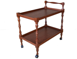 Сервировочный стол Мебелик Бридж средне-коричневый