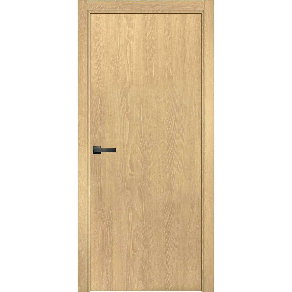 фото Дверь межкомнатная Ставерн 800х2000 мм ПВХ дуб мадейра янтарь глухая с замком