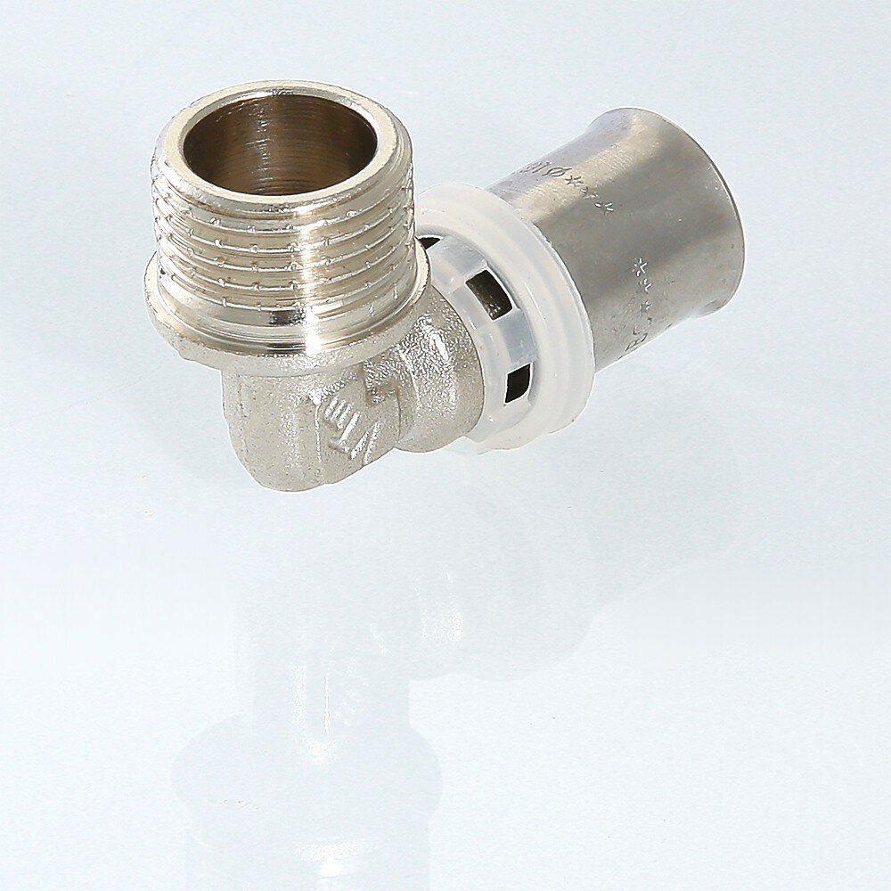 Угольник 90° VALTEC VTm.253.N.001604 16x1/2" пресс – резьба 1 шт. - фотография № 7