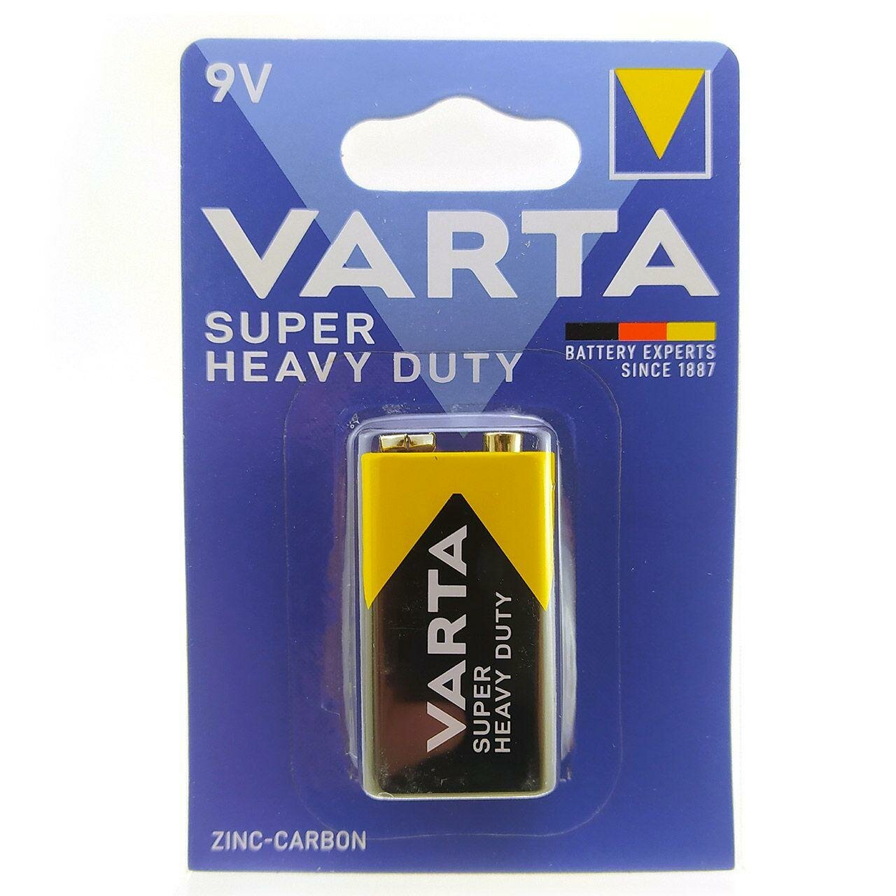 Varta Крона 9v 6F22 Super Heavy Duty BL1 , 1шт.