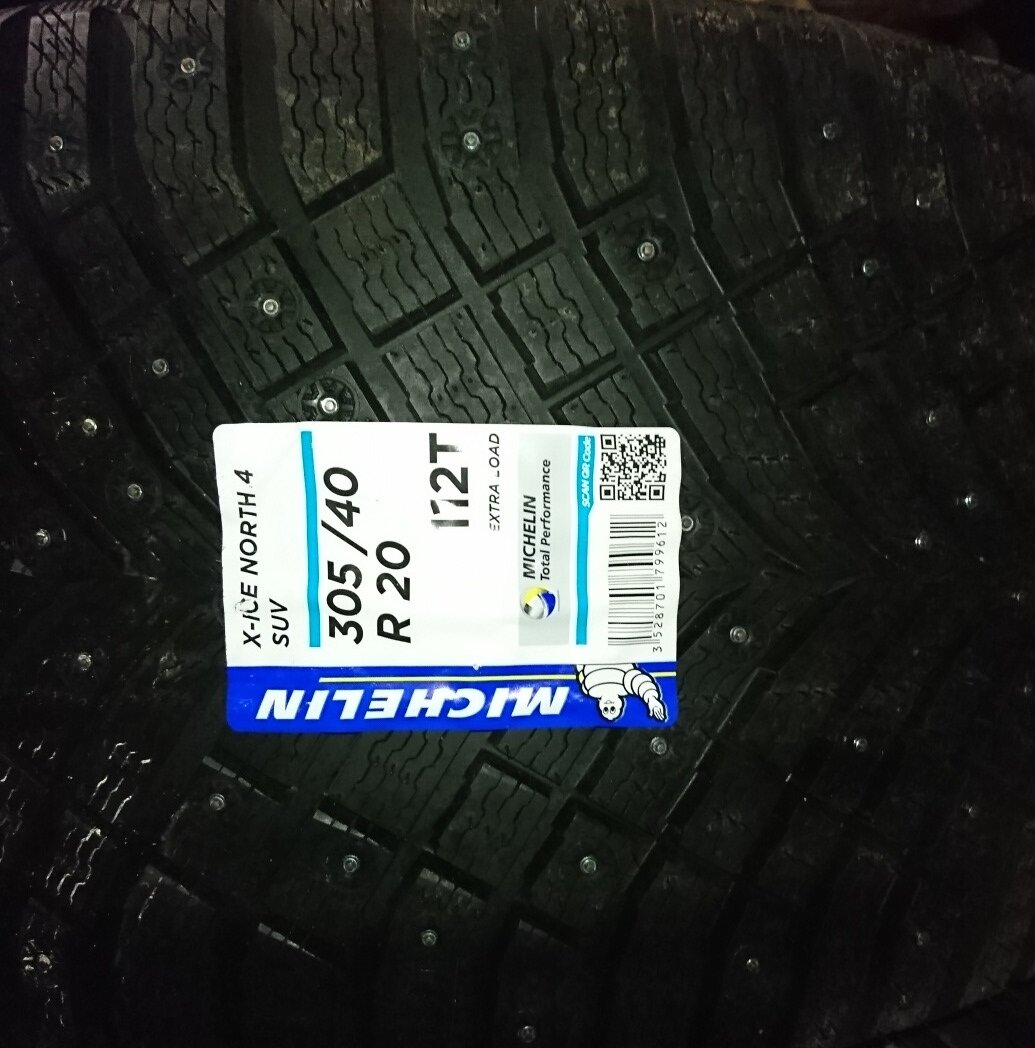 MICHELIN X-Ice North 4 SUV 305/40 R20 112T зимняя (можно в спарке с 275/45/20) поштучно