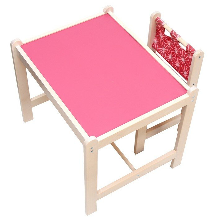 Набор детской мебели: стол + стул, «Каспер», розовый - фотография № 2