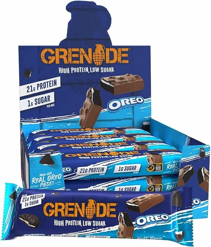 Батончик Grenade Oreo с протеином (12 х 60 г) - фотография № 1