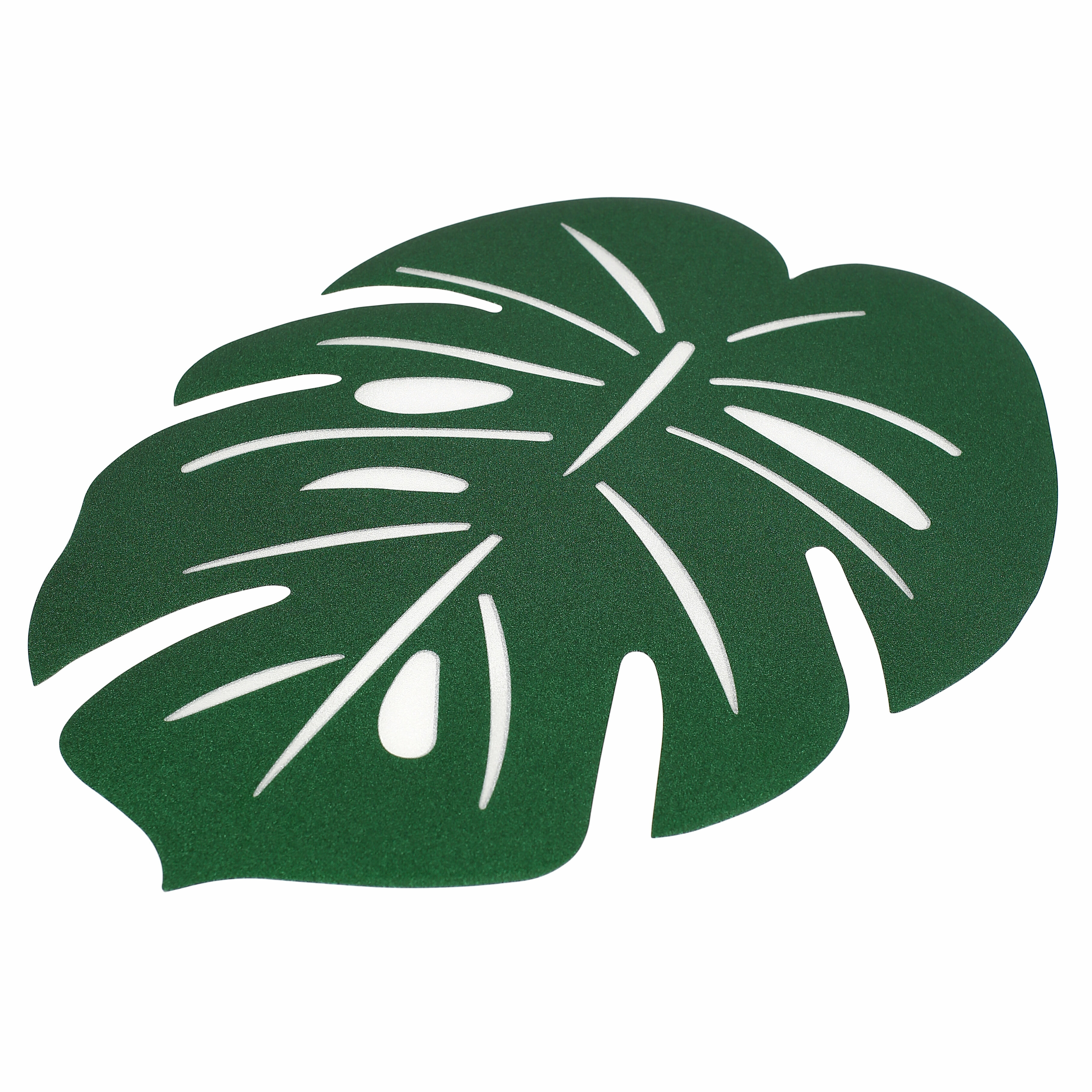 Набор салфеток сервировочных, цвет - зеленый, Термосалфетка "Тропический лист", толщина 0,5мм, 48х36см, 4 штуки - фотография № 2