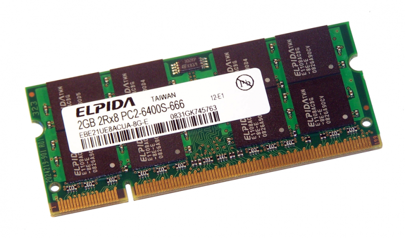 Оперативная память Elpida EBD25UC8AMFA-6B DDR 256Mb